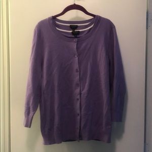 Women’s Talbots cardigan & shell 3/4 sleeve XL